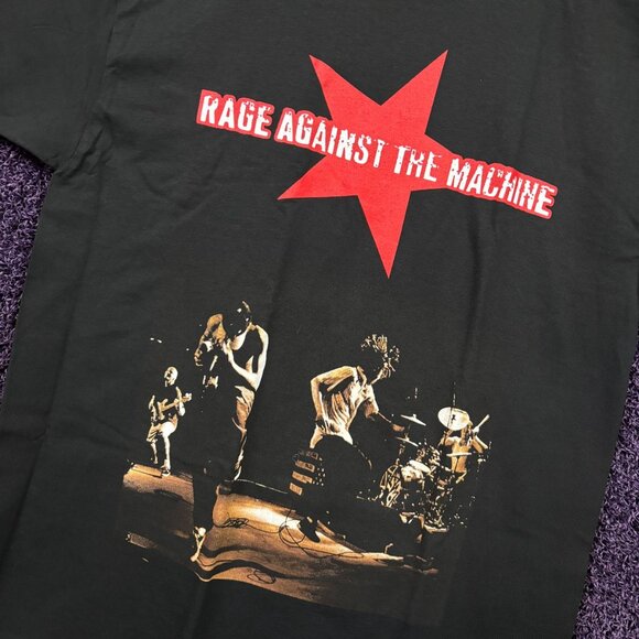 Rage Against the Machine Star Logo Rock T-Shirt Size Large - Picture 4 of 4